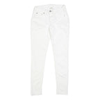 TRUE RELIGION Womens Slim White Jeans Denim W27 L30 Stylish Comfort Zip Closure