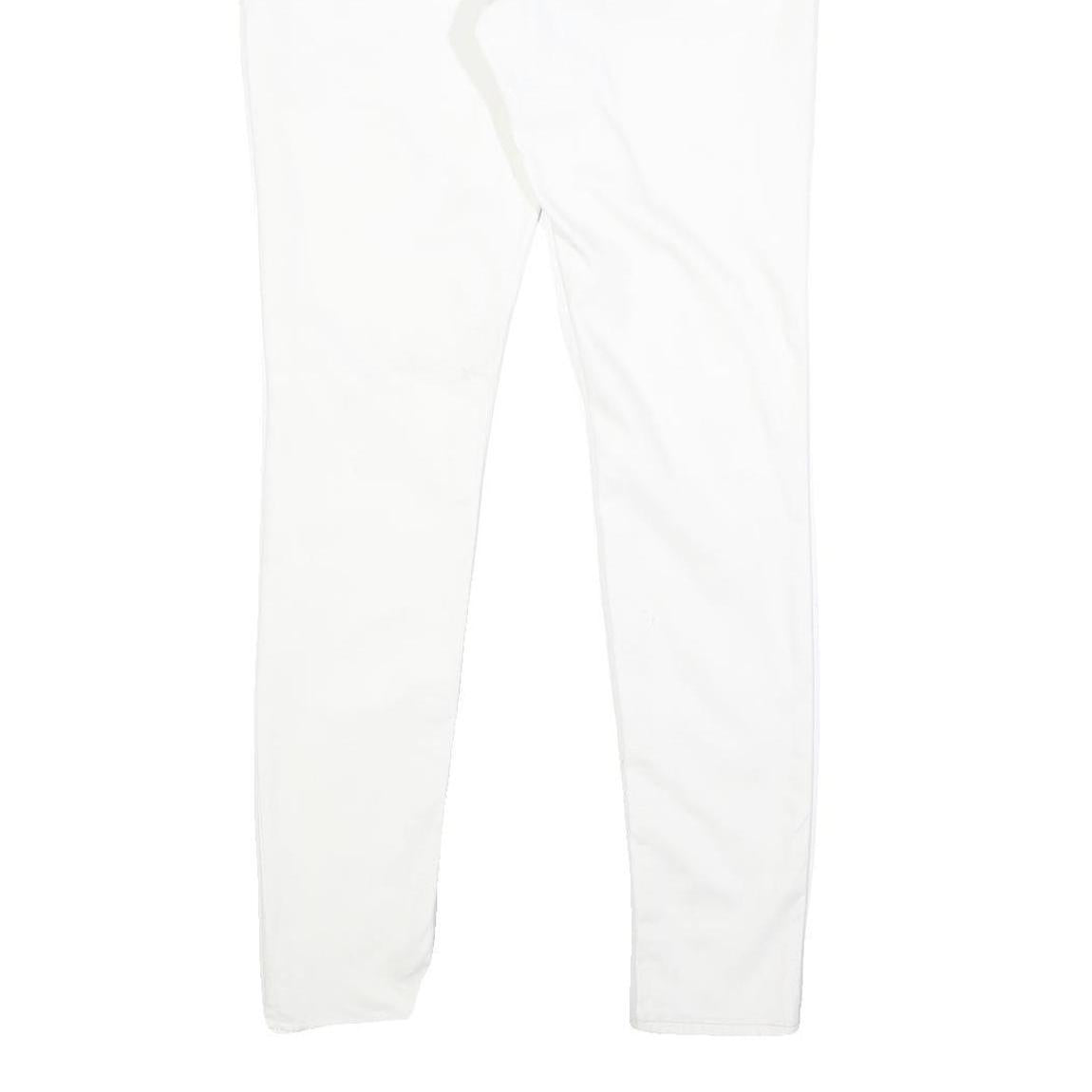 TRUE RELIGION Womens Slim White Jeans Denim W27 L30 Stylish Comfort Zip Closure