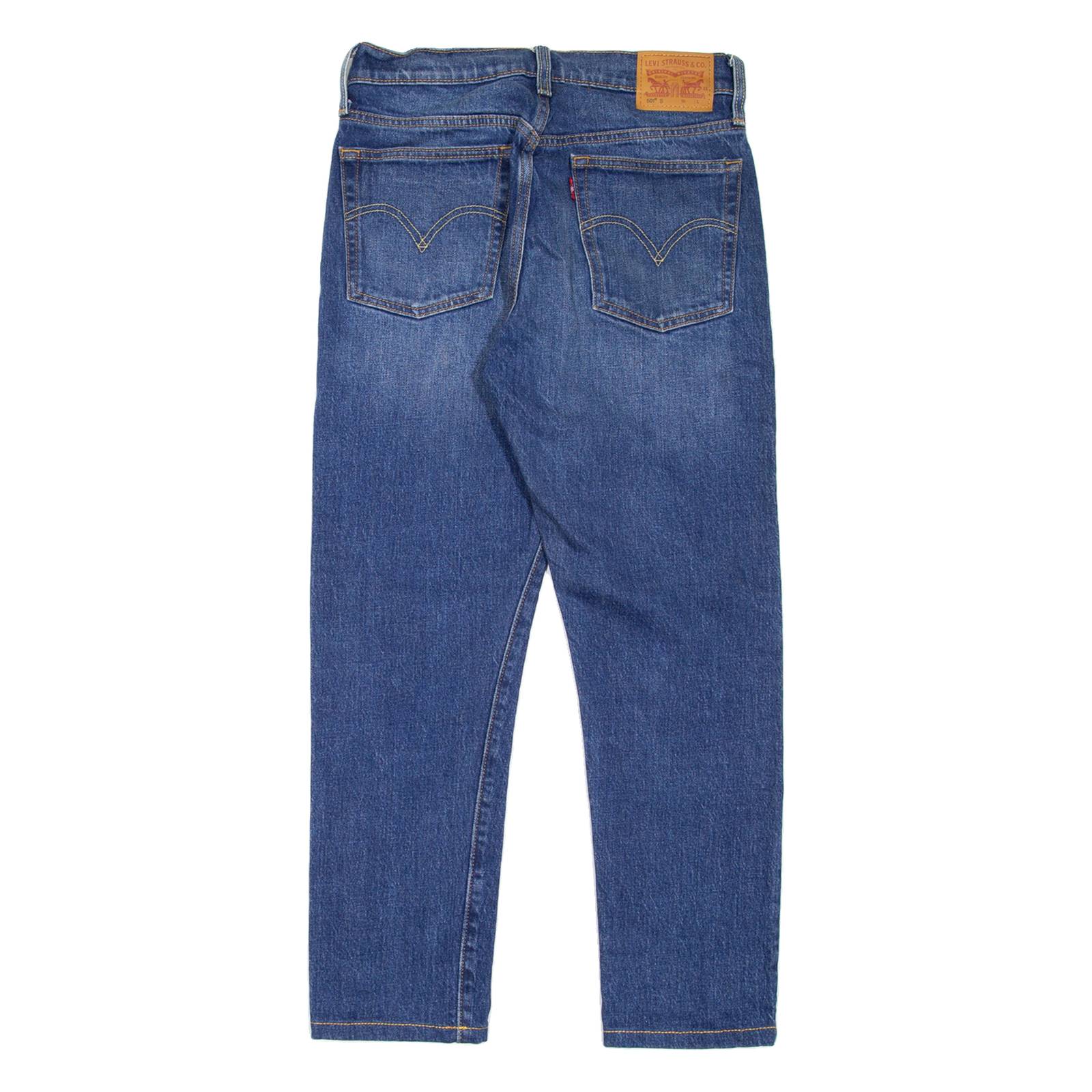 LEVI'S 501S Jeans Womens Blue Skinny Straight Stone Wash W26 L25