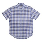 TOMMY HILFIGER Mens Shirt Blue Plaid S