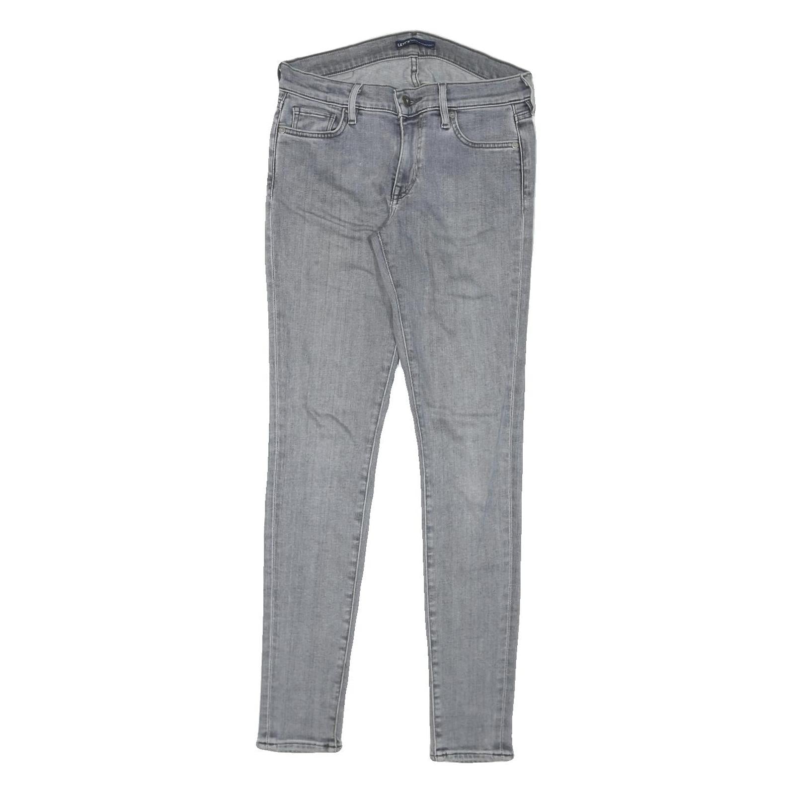 LEVI'S Womens Jeans Blue Slim Skinny Denim Medium W27 L30 Zip Closure
