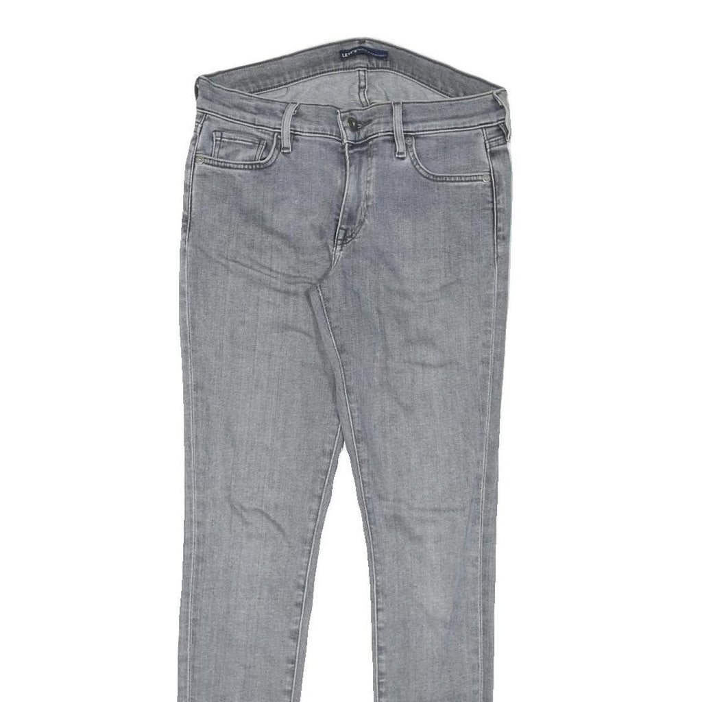 LEVI'S Womens Jeans Blue Slim Skinny Denim Medium W27 L30 Zip Closure