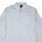 LUTTEURS Mens Shirt Grey Animal Print Long Sleeve M