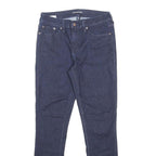 CALVIN KLEIN JEANS Womens Slim Dark Blue Denim Cotton Blend W28 L29 Zip Slim Fit