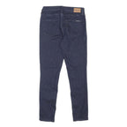 CALVIN KLEIN JEANS Womens Slim Dark Blue Denim Cotton Blend W28 L29 Zip Slim Fit