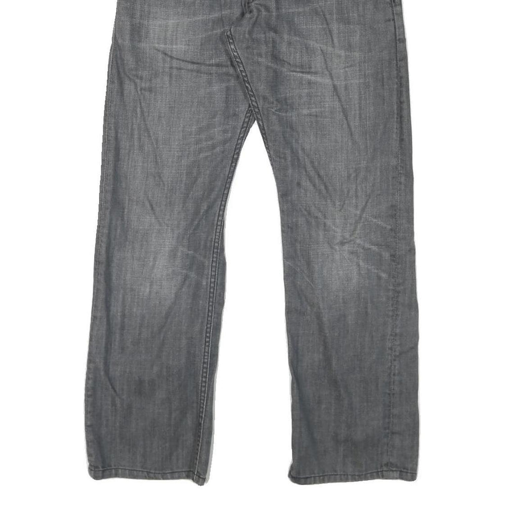 LEVI'S 514 Mens Slim Jeans Grey Denim W32 L30 Zip Cotton Blend