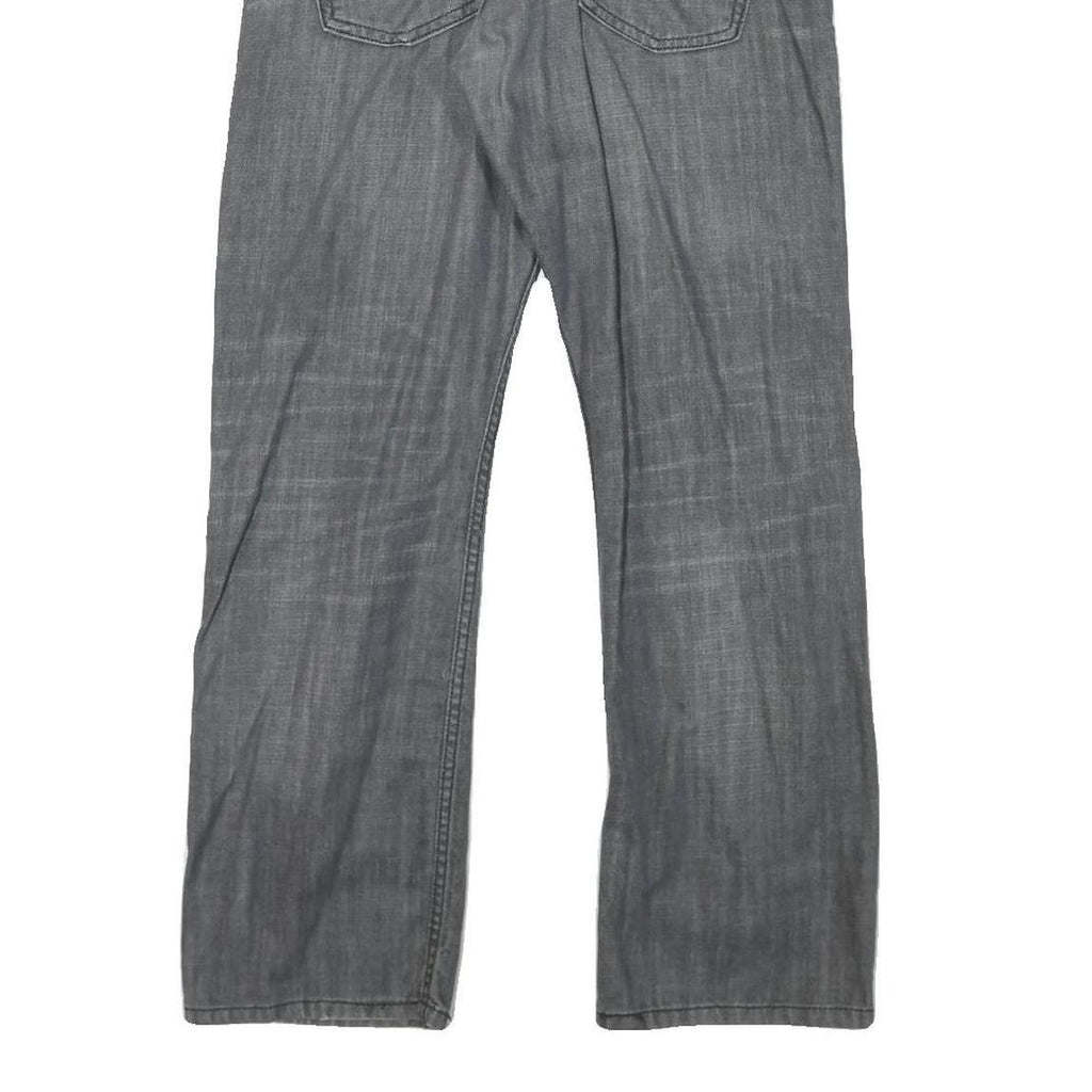 LEVI'S 514 Mens Slim Jeans Grey Denim W32 L30 Zip Cotton Blend