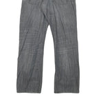 LEVI'S 514 Mens Slim Jeans Grey Denim W32 L30 Zip Cotton Blend