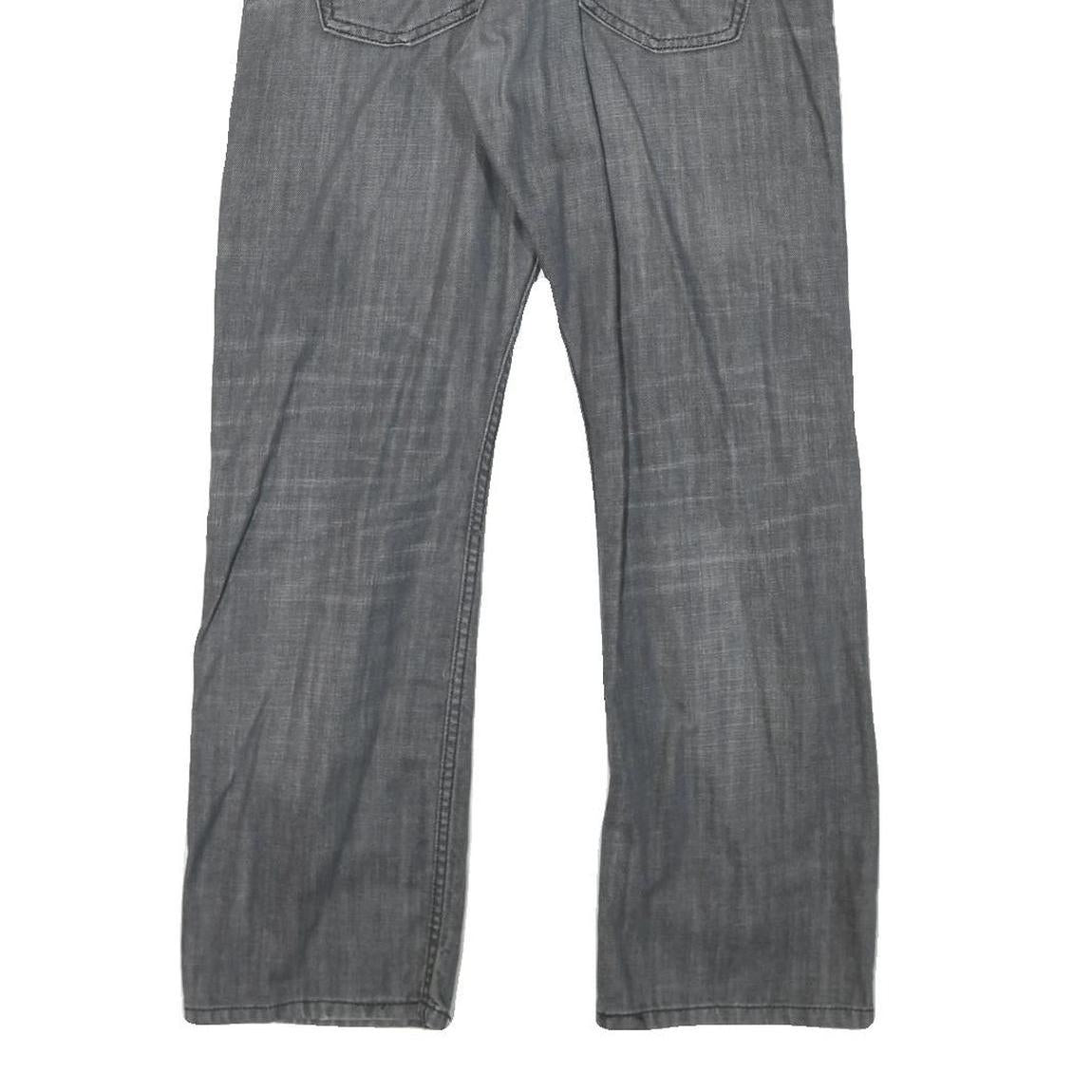 LEVI'S 514 Mens Slim Jeans Grey Denim W32 L30 Zip Cotton Blend