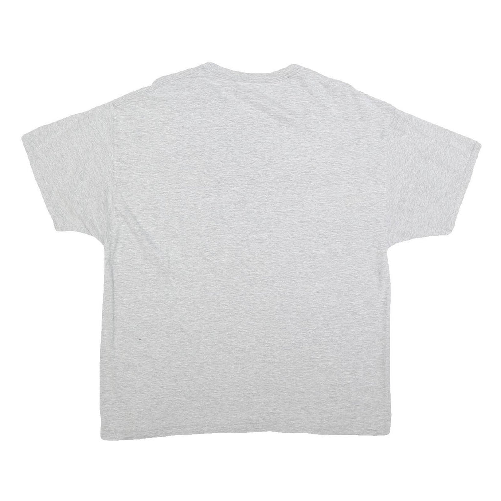 CHAMPION Mens Grey Graphic T-Shirt XL Short Sleeve Crew Neck Cotton Comfort