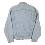 LEVI'S Mens Blue Denim Jacket L Cotton Blend Classic Button Closure