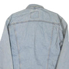 LEVI'S Mens Blue Denim Jacket L Cotton Blend Classic Button Closure