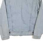 LEVI'S Mens Blue Denim Jacket L Cotton Blend Classic Button Closure