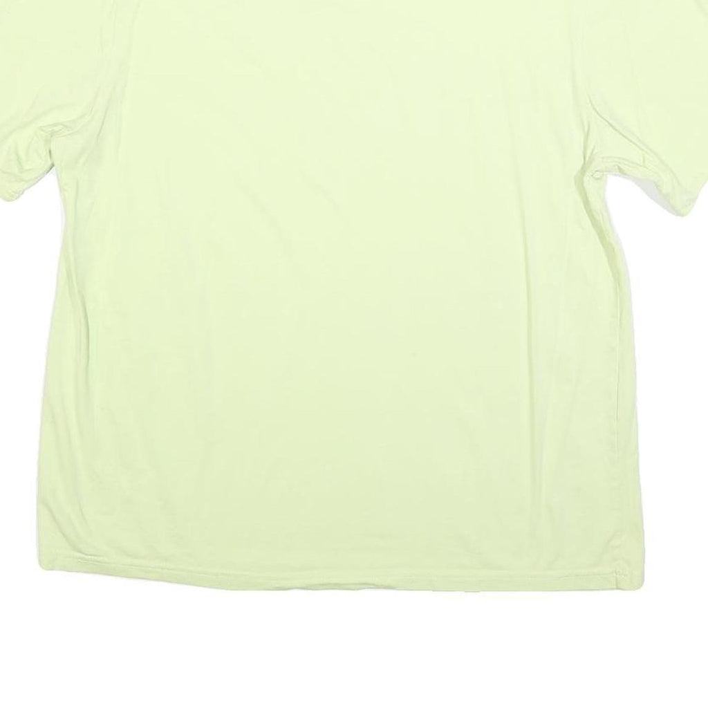 PUMA Womens Light Green T-Shirt L Short Sleeve Crew Neck Casual Logo Print