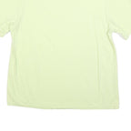 PUMA Womens Light Green T-Shirt L Short Sleeve Crew Neck Casual Logo Print