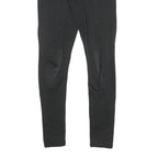 ADIDAS Womens Joggers Black XS W24 L27 Slim Tapered Polyester Blend Activewear