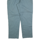 DICKIES Mens Cotton Blend Blue Regular Fit Straight Leg Trousers W40 L32