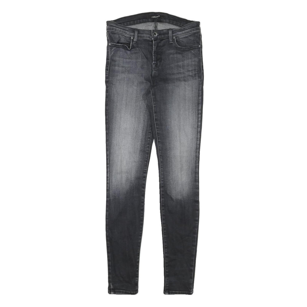 J BRAND Womens Jeans Black Regular Skinny Denim Medium W26 L30 Stylish Fit