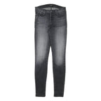 J BRAND Womens Jeans Black Regular Skinny Denim Medium W26 L30 Stylish Fit