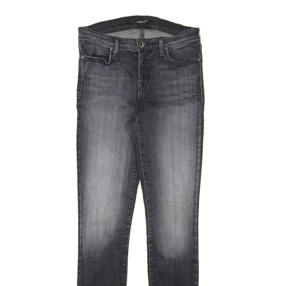 J BRAND Womens Jeans Black Regular Skinny Denim Medium W26 L30 Stylish Fit