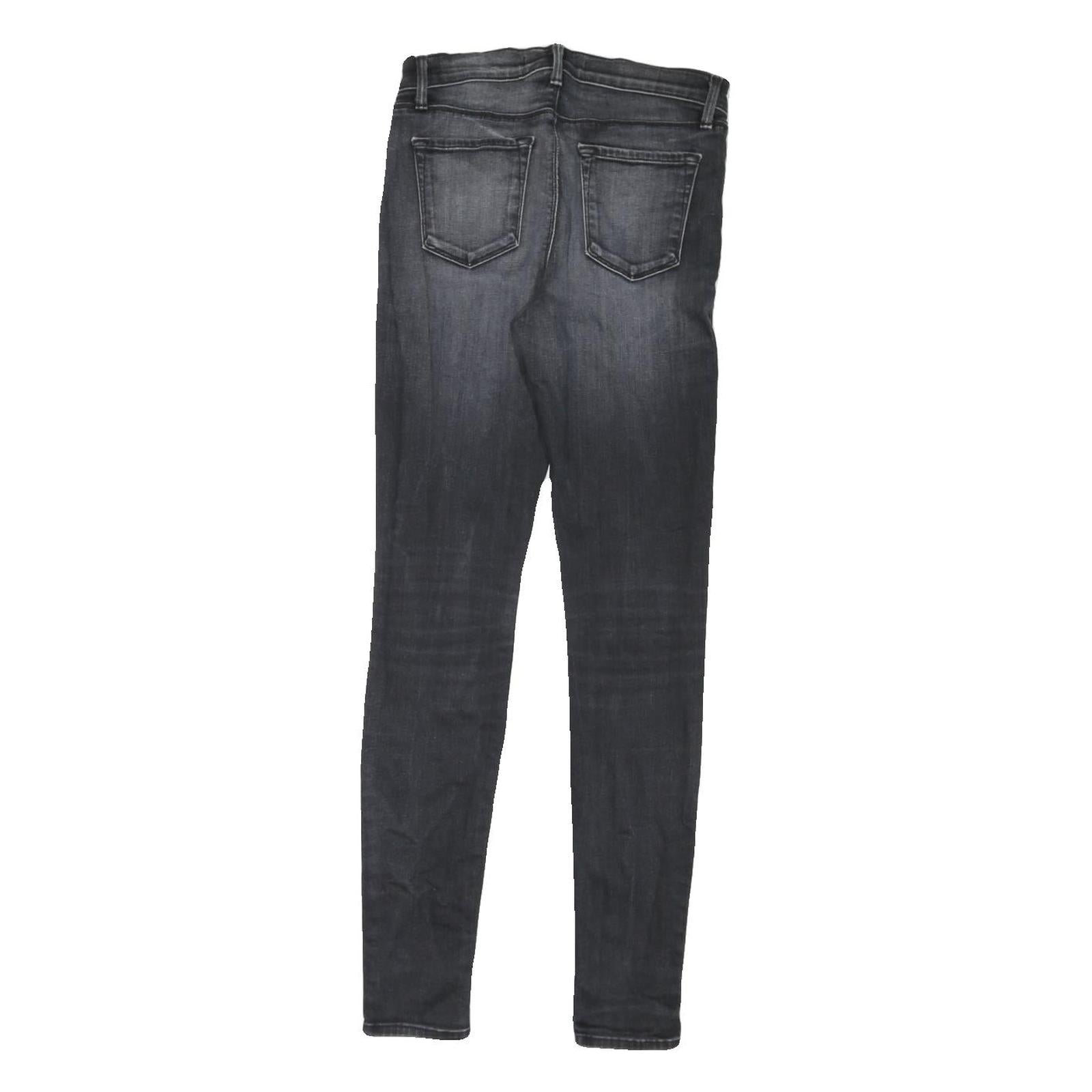 J BRAND Womens Jeans Black Regular Skinny Denim Medium W26 L30 Stylish Fit