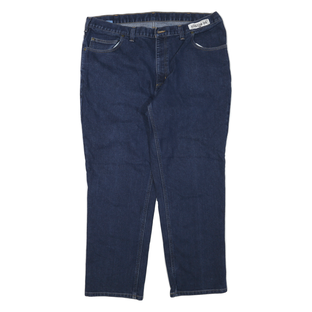 CARHARTT Womens Jeans Blue Regular Straight Denim Medium W42 L30 Classic Cotton