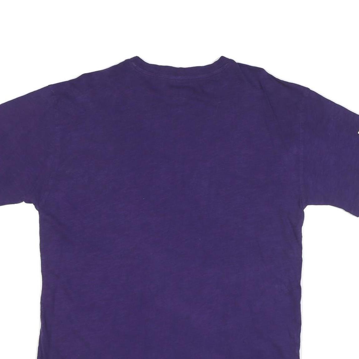 CHAMPION Mens Purple Washington Huskies Graphic T-Shirt L Short Sleeve Crew Neck