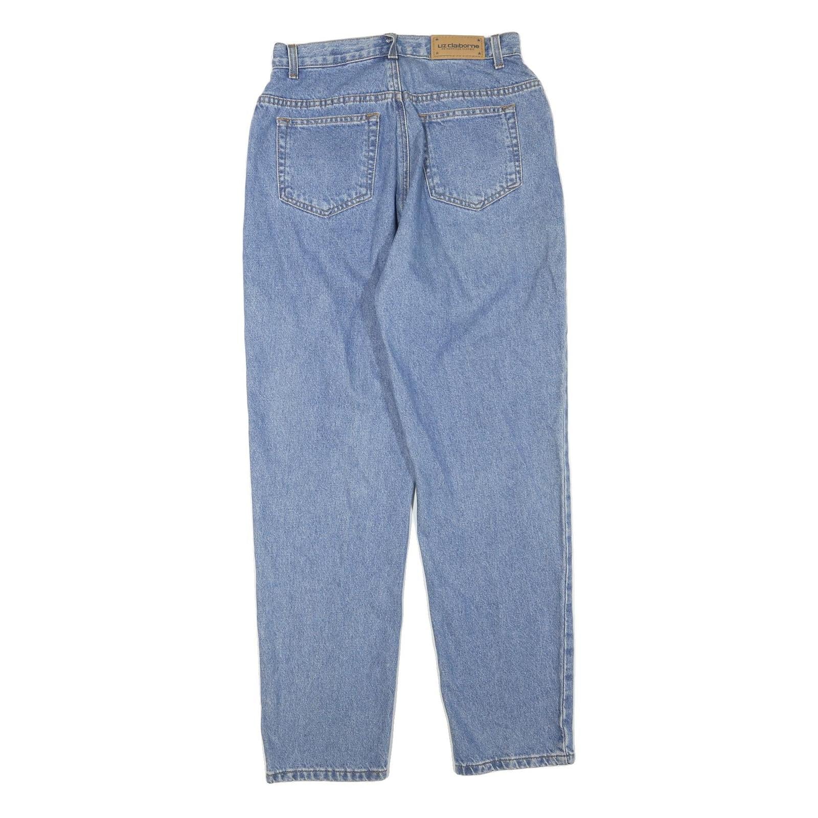 LIZ CLAIBORNE Womens Blue Jeans Regular Straight Denim Light W28 L30 Classic Fit