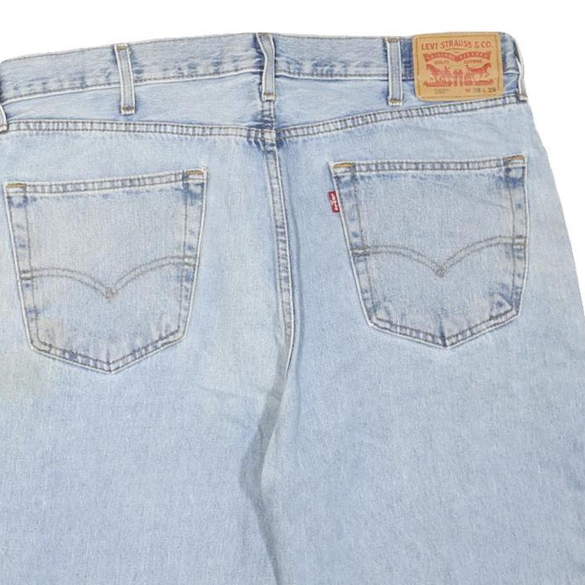 LEVI'S Mens Denim Blue Shorts XL W38 Classic Cotton Blend