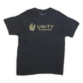HARD ROCK CAFE Mens Black Unity Graphic T-Shirt L Short Sleeve Crew Neck Cotton
