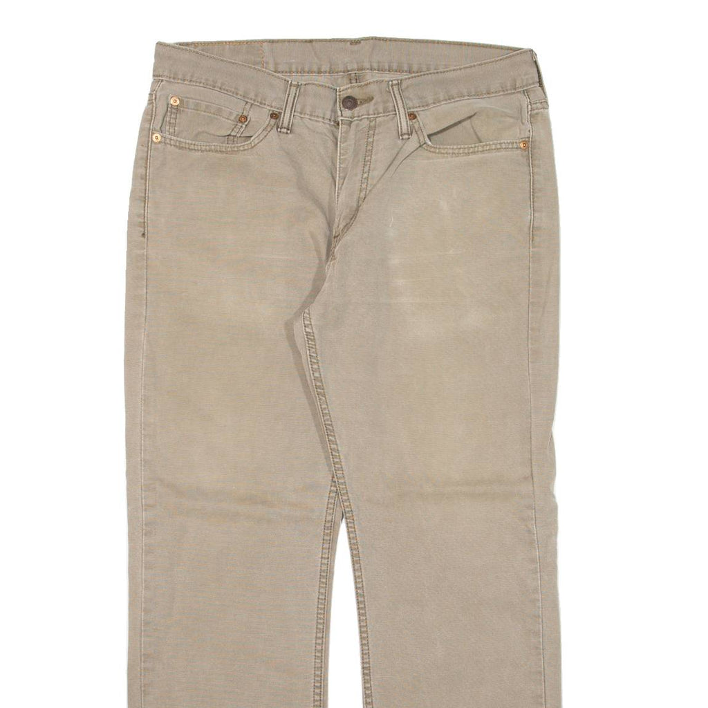 LEVI'S 514 Mens Trousers Green Classic Straight W32 L29