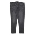 LEVI'S 311 Womens Slim Jeans Black Denim Medium W36 L29 Stretch Zip