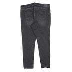 LEVI'S 311 Womens Slim Jeans Black Denim Medium W36 L29 Stretch Zip