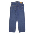 LEVI'S Big E Womens Jeans Blue Loose Straight Denim Raw W29 L26 Vintage Style