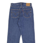 LEVI'S Big E Womens Jeans Blue Loose Straight Denim Raw W29 L26 Vintage Style