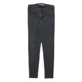 LEVI'S Womens Slim Black Skinny Denim Dark W25 L27 Stretch Zip Jeans