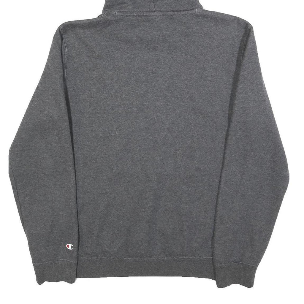 CHAMPION Mens Grey Pullover Hoodie M Cotton Blend Casual Sports Sweatshirt