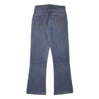 LEVI'S Womens Blue Regular Fit Flared Denim Medium Wash W25 L28 Classic Zip