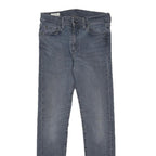 LEVI'S 510 BIG E Mens Slim Blue Denim Medium W30 L32 Stretch Cotton Blend Zip