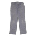 CARHARTT Womens Cotton Blend Grey Loose Fit Straight Leg Trousers W30 L32
