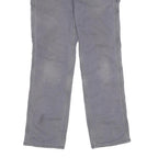 CARHARTT Womens Cotton Blend Grey Loose Fit Straight Leg Trousers W30 L32