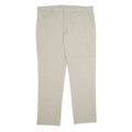 TOMMY HILFIGER Mens Beige Regular Fit Straight Leg Trousers W38 L30 Smart Casual