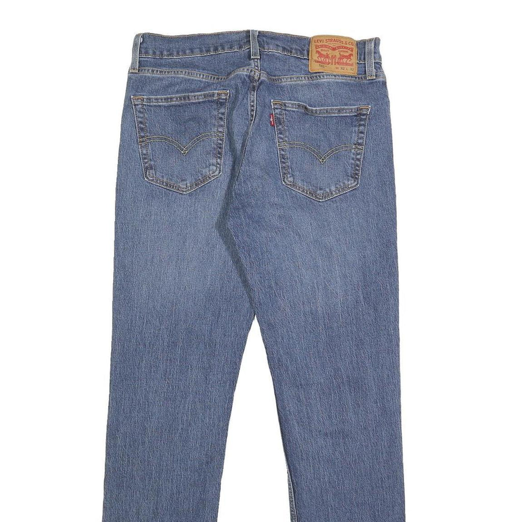 LEVI'S 511 Slim Mens Jeans Blue Slim Skinny Denim Medium W32 L32 Cotton Blend