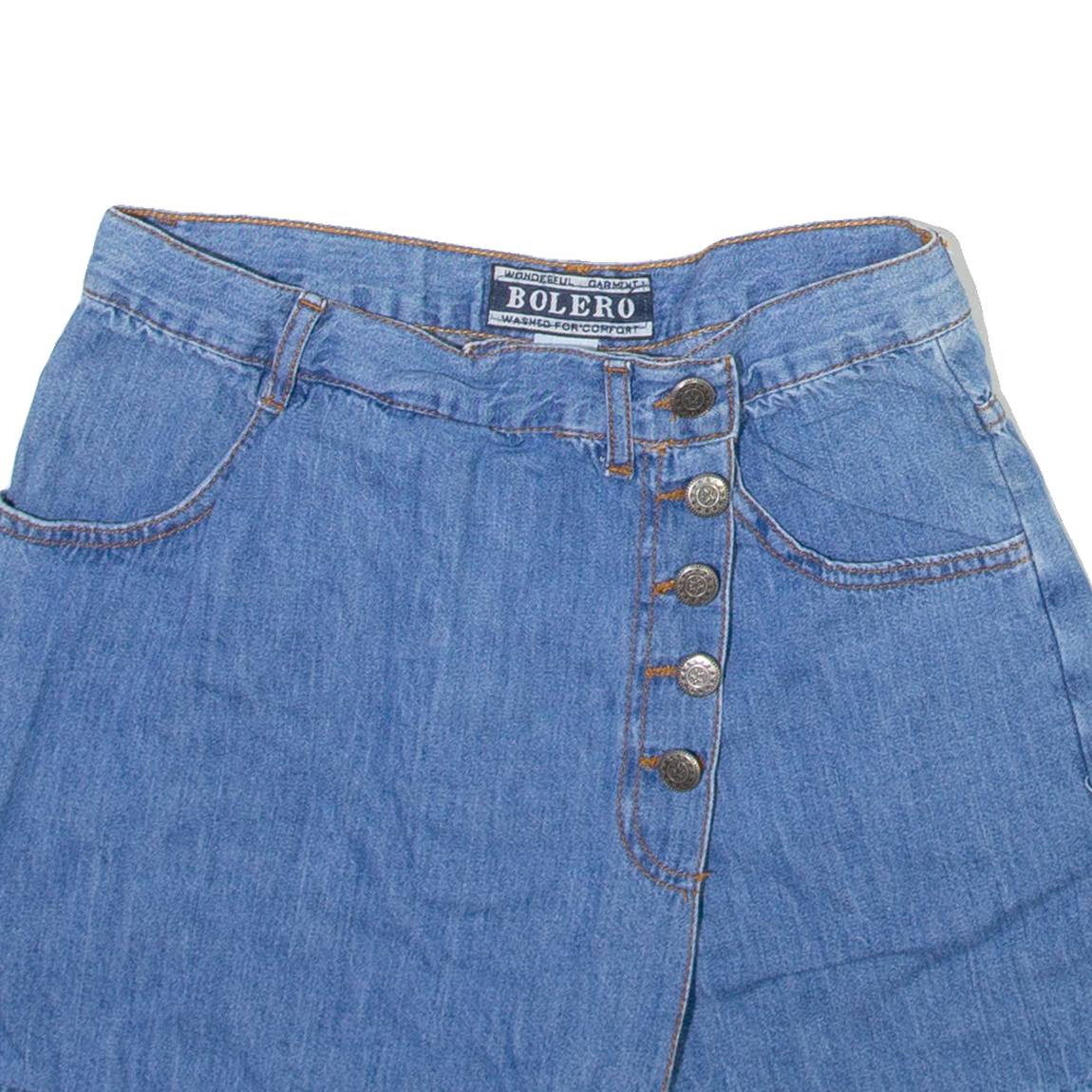 BOLERO Womens Denim Shorts Blue XS W26