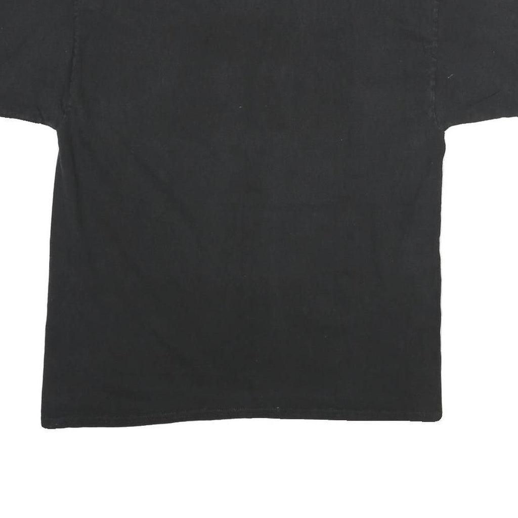 CHAMPION Mens Black ATL Graphic T-Shirt L Crew Neck Short Sleeve Cotton