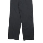 DICKIES Mens Cotton Blend Black Relaxed Straight Trousers W26 L26 Workwear