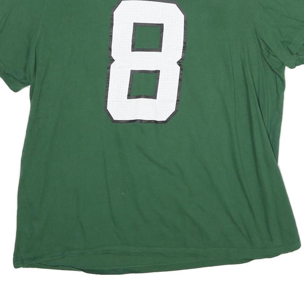 NIKE Mens Green New York Jets Rodgers Graphic T-Shirt XL Crew Neck Short Sleeve