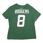 NIKE Mens Green New York Jets Rodgers Graphic T-Shirt XL Crew Neck Short Sleeve