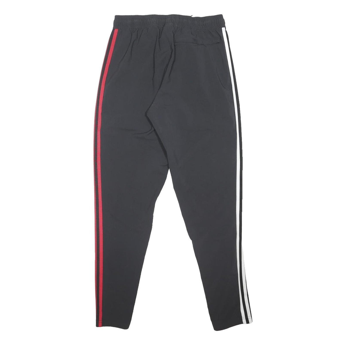 ADIDAS Mens Joggers Black & Red Regular Tapered M W28 L31 Manchester United
