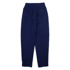 CASSIDY Womens Trousers Blue Relaxed Tapered Wool W24 L30